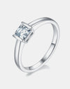 Moissanite 925 Sterling Silver Solitaire Ring