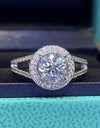 Shiny and Chic 1 Carat Moissanite Ring