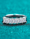 Romantic Surprise 2 Carat Moissanite Rhodium-Plated Ring