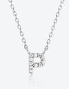 L To P Zircon 925 Sterling Silver Necklace