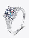 Unpredictable Day 3 Carat Moissanite Ring