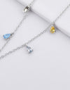 925 Sterling Silver Zircon Necklace