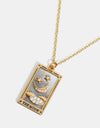 Tarot Card Pendant Stainless Steel Necklace