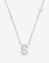 Q To U Zircon 925 Sterling Silver Necklace