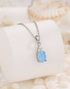 Find Your Center Opal Pendant Necklace