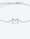 L To P Zircon 925 Sterling Silver Bracelet