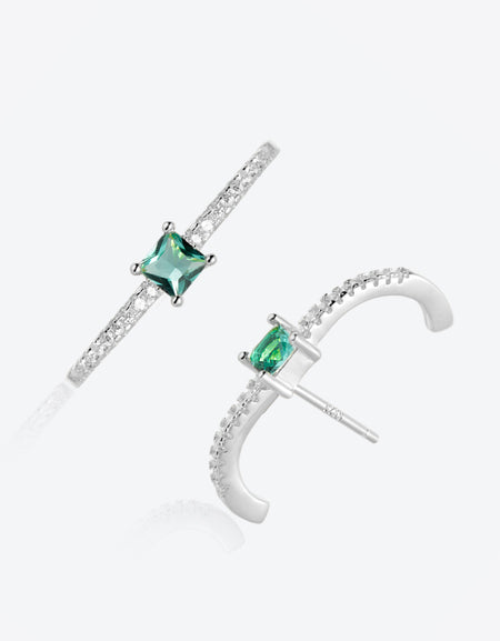 Zircon 925 Sterling Silver Earrings