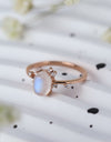 High Quality Natural Moonstone 925 Sterling Silver Ring