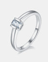 Moissanite 925 Sterling Silver Solitaire Ring