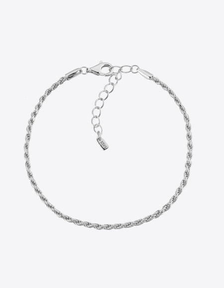 925 Sterling Silver Twisted Bracelet