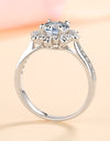 Can't Stop Your Shine 925 Sterling Silver Moissanite Ring