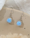 Opal Square Drop Earrings