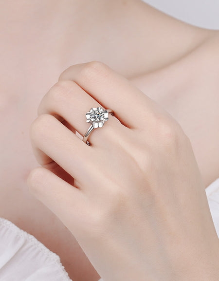 Life Is So Good Moissanite Ring