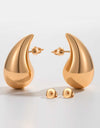 Big Size Water Drop Brass Earrings