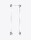 Moissanite Chain Earrings