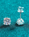 Good Day In My Mind Moissanite Stud Earrings