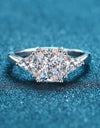 3 Carat Moissanite 925 Sterling Silver Rhodium-Plated Ring