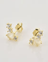 Zircon 925 Sterling Silver Stud Earrings