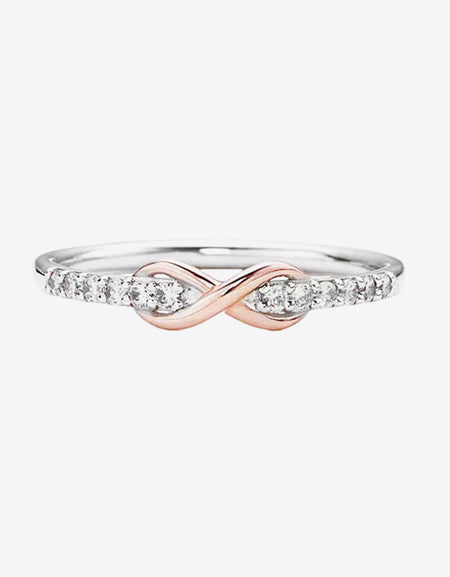 Contrast Zircon 925 Sterling Silver Ring