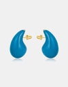 Big Size Water Drop Brass Earrings