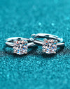 Moissanite Huggie Earrings