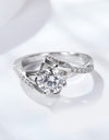 Limitless Love Platinum-Plated Moissanite Ring