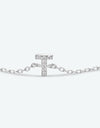 Q To U Zircon 925 Sterling Silver Bracelet