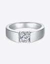 925 Sterling Silver I Carat Moissanite Ring