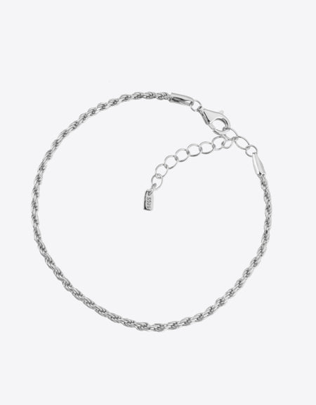 925 Sterling Silver Twisted Bracelet