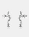 Zircon 925 Sterling Silver Drop Earrings