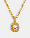 Stainless Steel 18K Gold-Plated Necklace