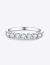 Can't Stop Your Shine Moissanite Platinum-Plated Ring