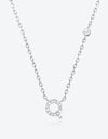 Q To U Zircon 925 Sterling Silver Necklace