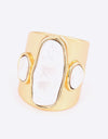 18K Gold-Plated Alloy Ring