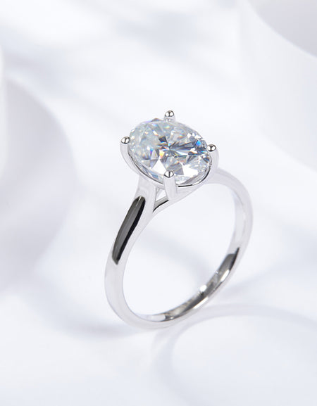 2.5 Carat Moissanite Solitaire Ring