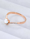 Moonstone Heart-Shaped Ring