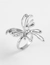 Zinc Alloy Butterfly Ring