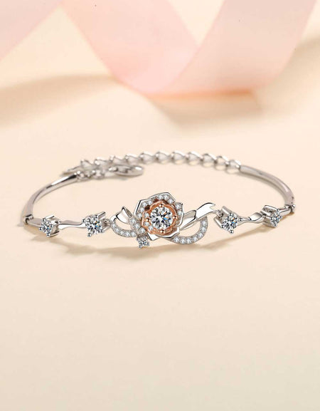 925 Sterling Silver Moissanite Bracelet