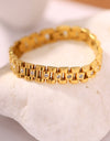 18K Gold-Plated Watch Band Bracelet