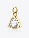 925 Sterling Silver Birthstone Pendant