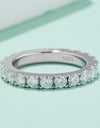 2.3 Carat Moissanite 925 Sterling Silver Eternity Ring