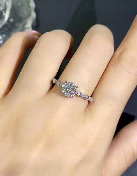 Now I See 1 Carat Moissanite Ring