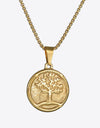 Tree Of Life Pendant Stainless Steel Necklace