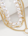 Three-Layered Pearl Necklace