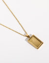 Stainless Steel 18K Gold-Plated Necklace