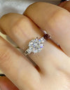 2 Carat Moissanite 925 Sterling Silver Ring