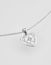 Heart Pendant 925 Sterling Silver Necklace