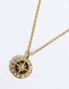 Zircon Decor North Star Pendant Copper Necklace