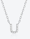 Q To U Zircon 925 Sterling Silver Necklace