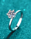 Pleasant Surprise 925 Sterling Silver 1 Carat Moissanite Ring